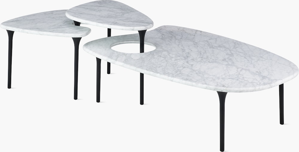 Cyclade Table, Family in marble