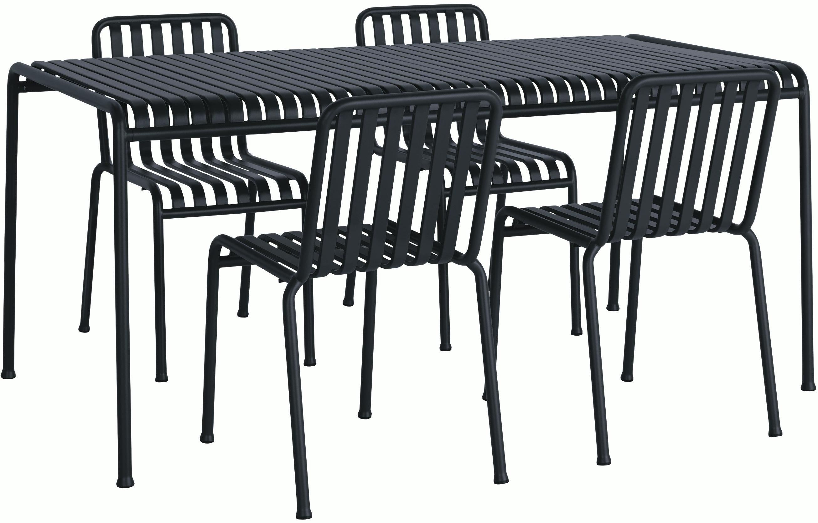 Palissade Dining Set, 4 Side Chairs