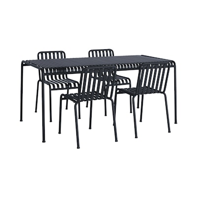 Palissade Dining Table and Chairs Set_No Arms