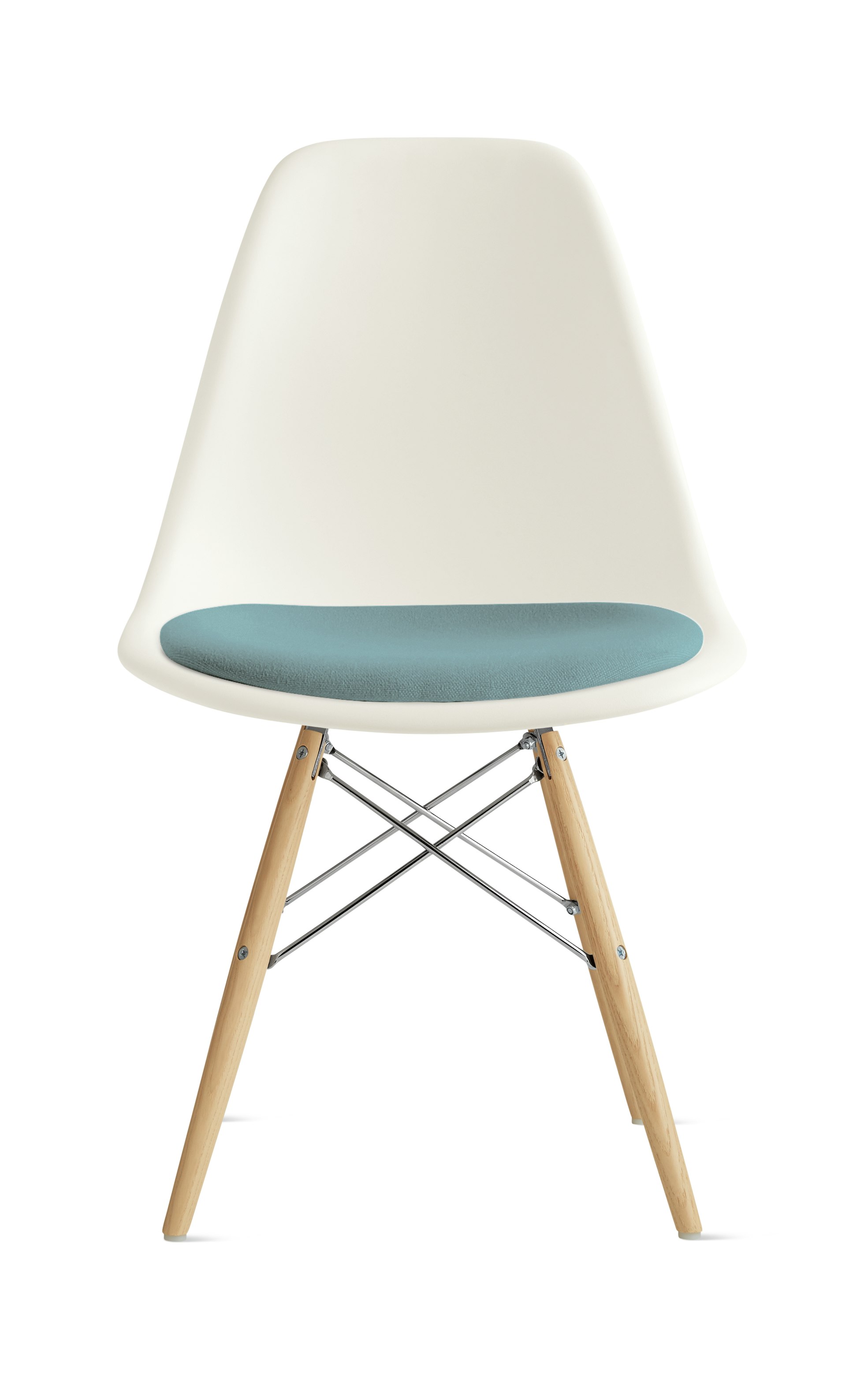 Eames Recycled Plastic Side Chair with Seat Pad