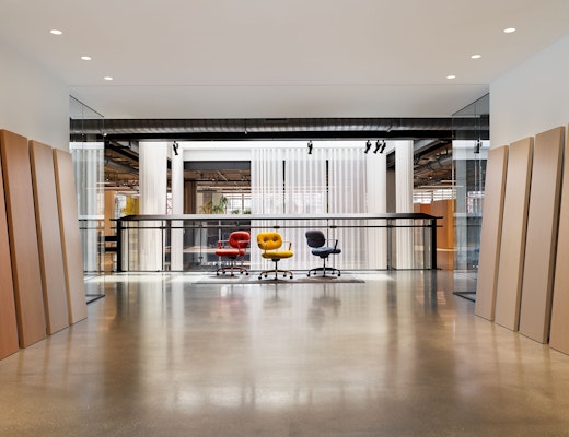 Fulton Market Showroom with Morrison Hannah Chairs Morrison Hannah Chair Design Days 2024