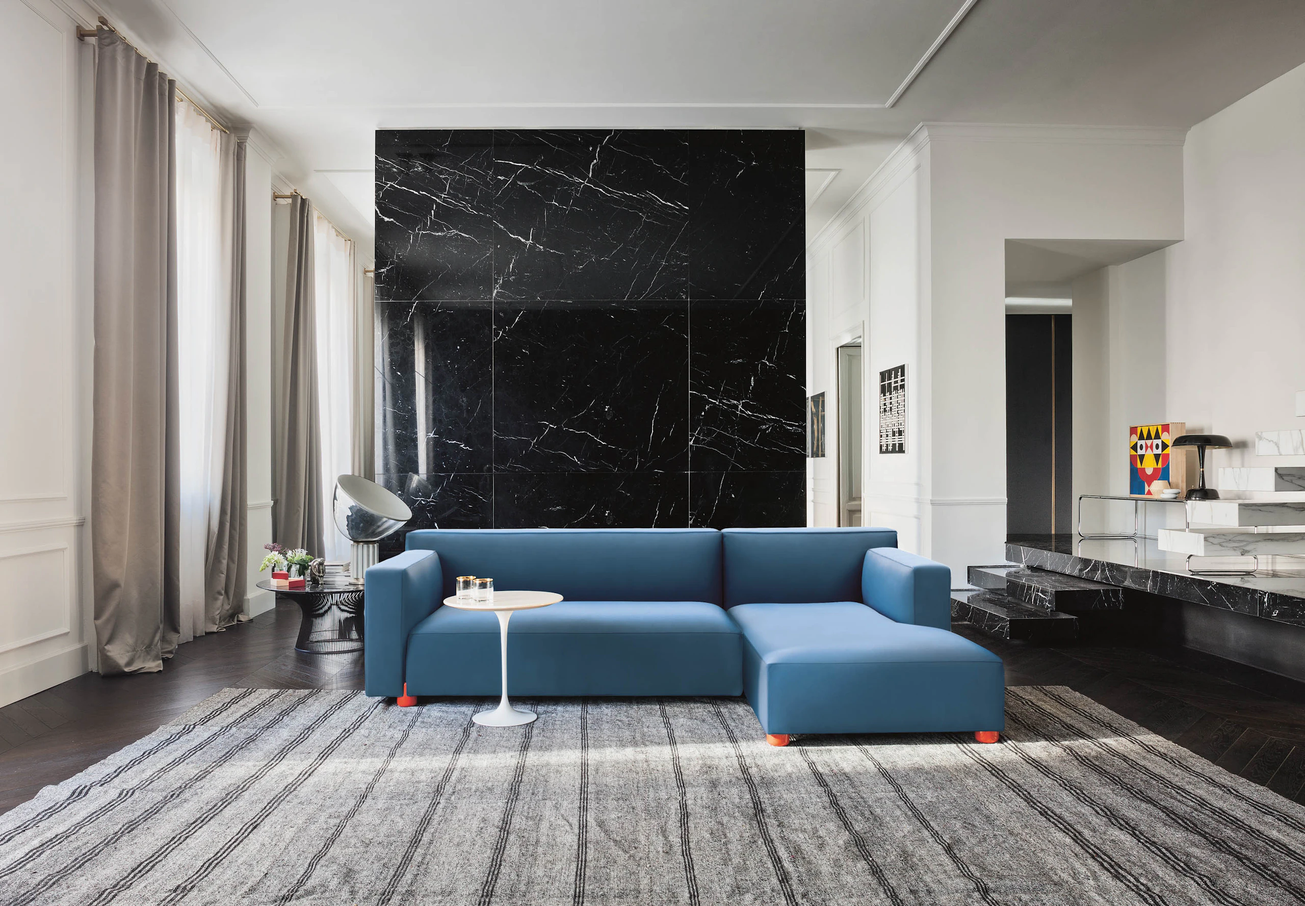 Barber Osgerby Asymmetric Sofa with Chaise