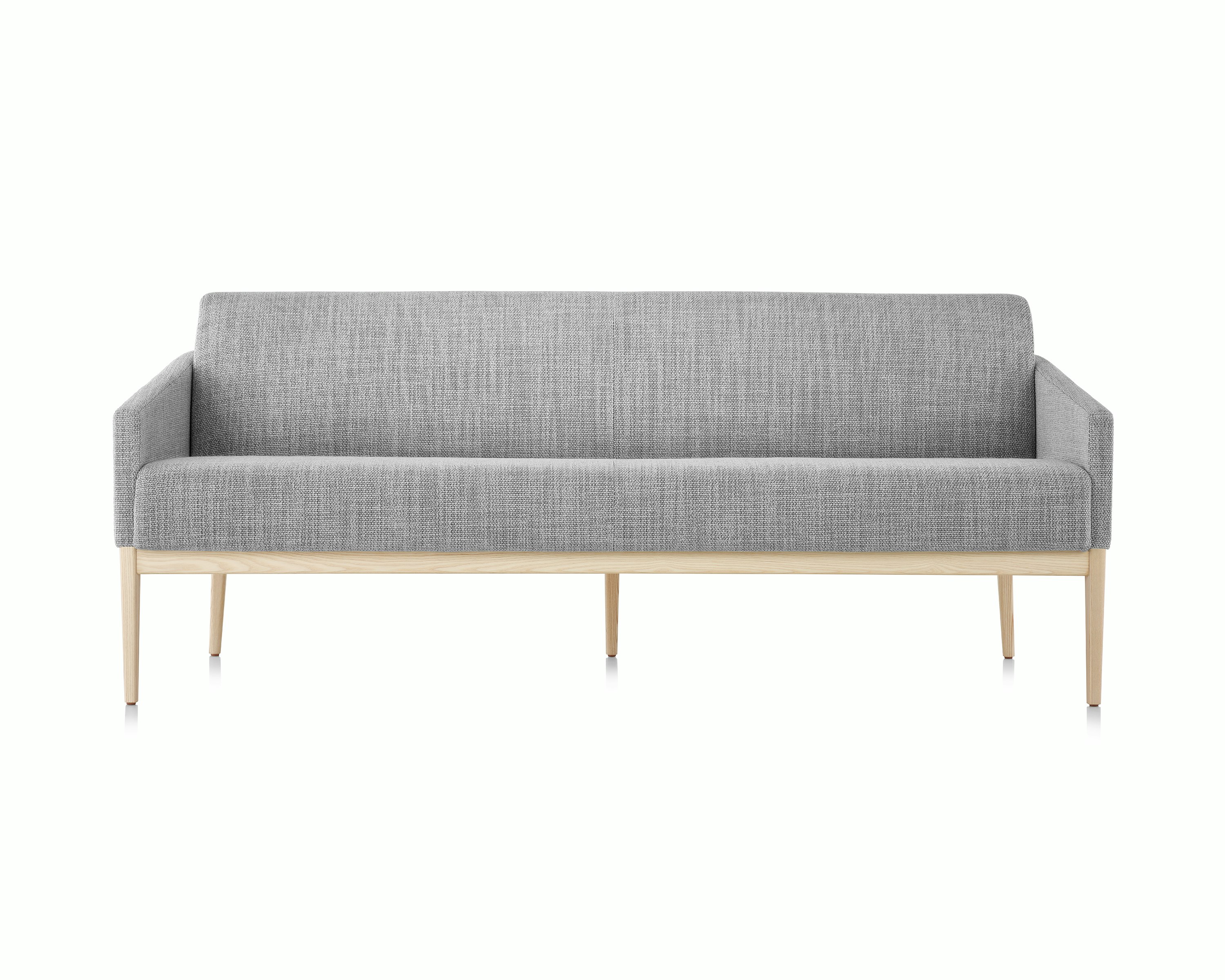 Front view of Palisade Lounge Seating sofa on white sweep.