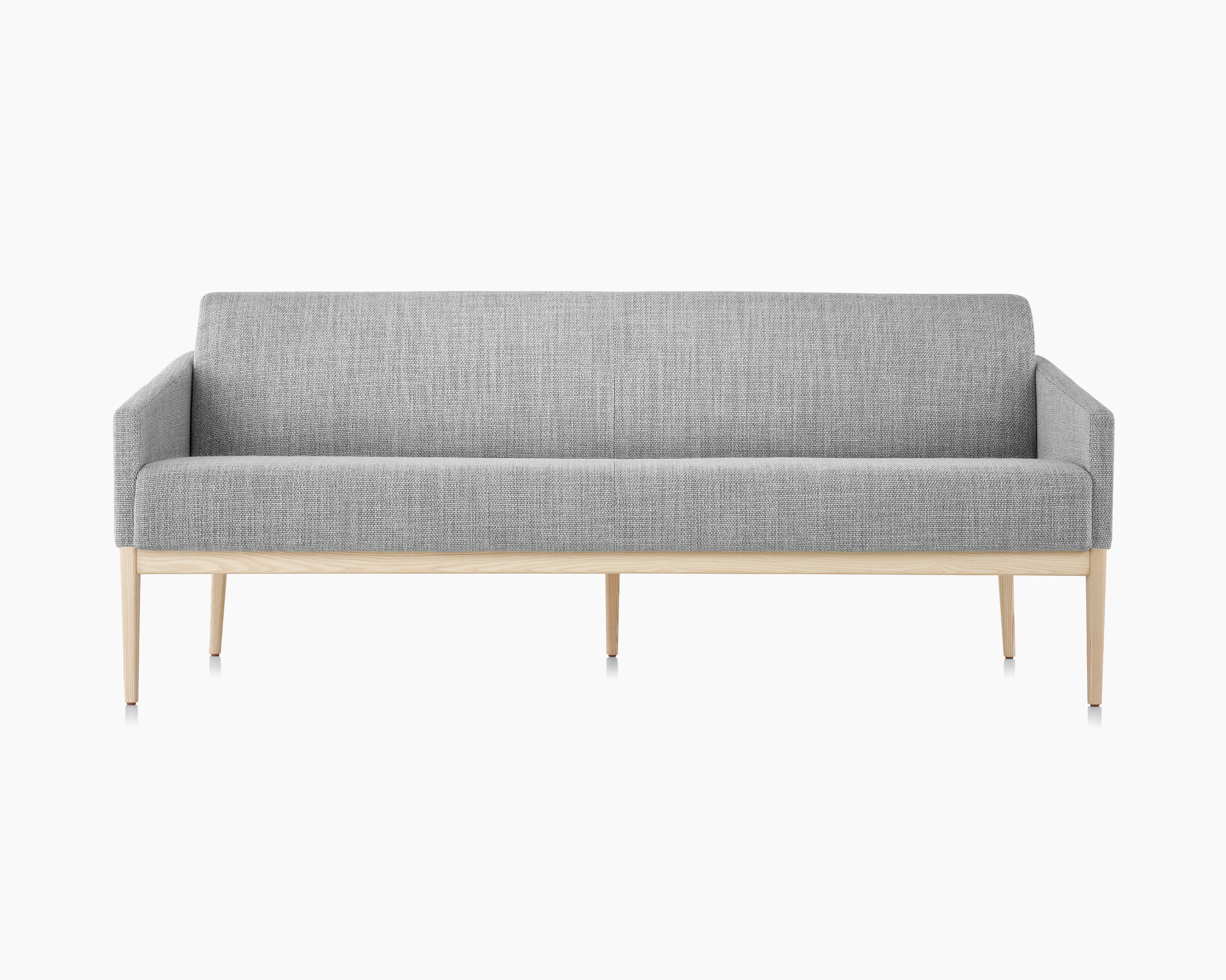 Front view of Palisade Lounge Seating sofa on white sweep.