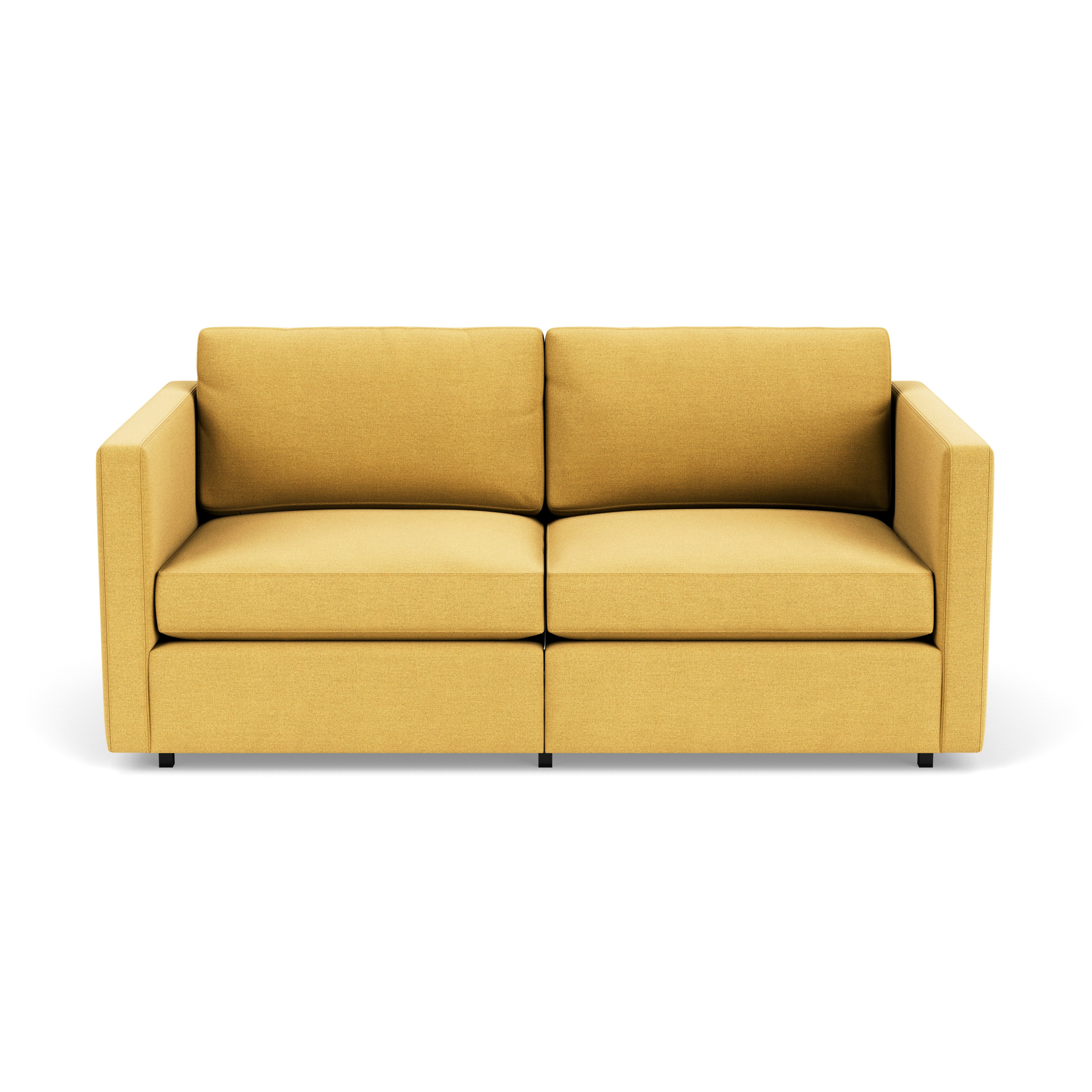 Pfister Settee - Ultrasuede, Citron