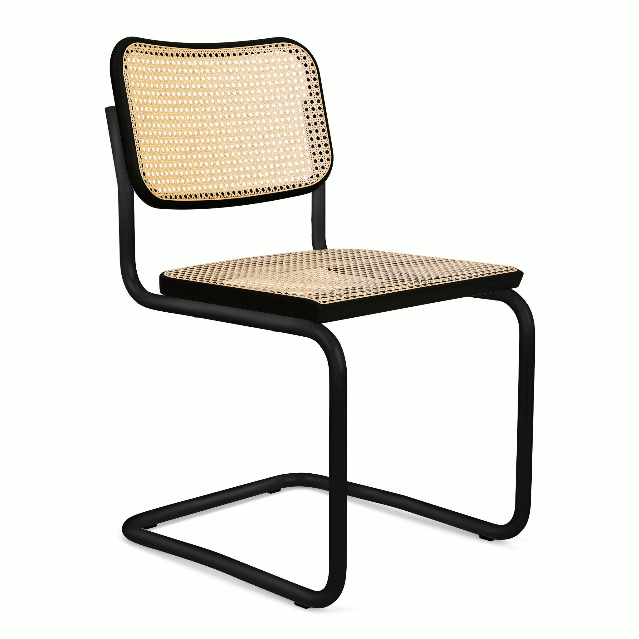 Cesca Chair - Cane,  Ebonized Beech,  Black