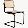 Cesca Chair - Cane,  Ebonized Beech,  Black