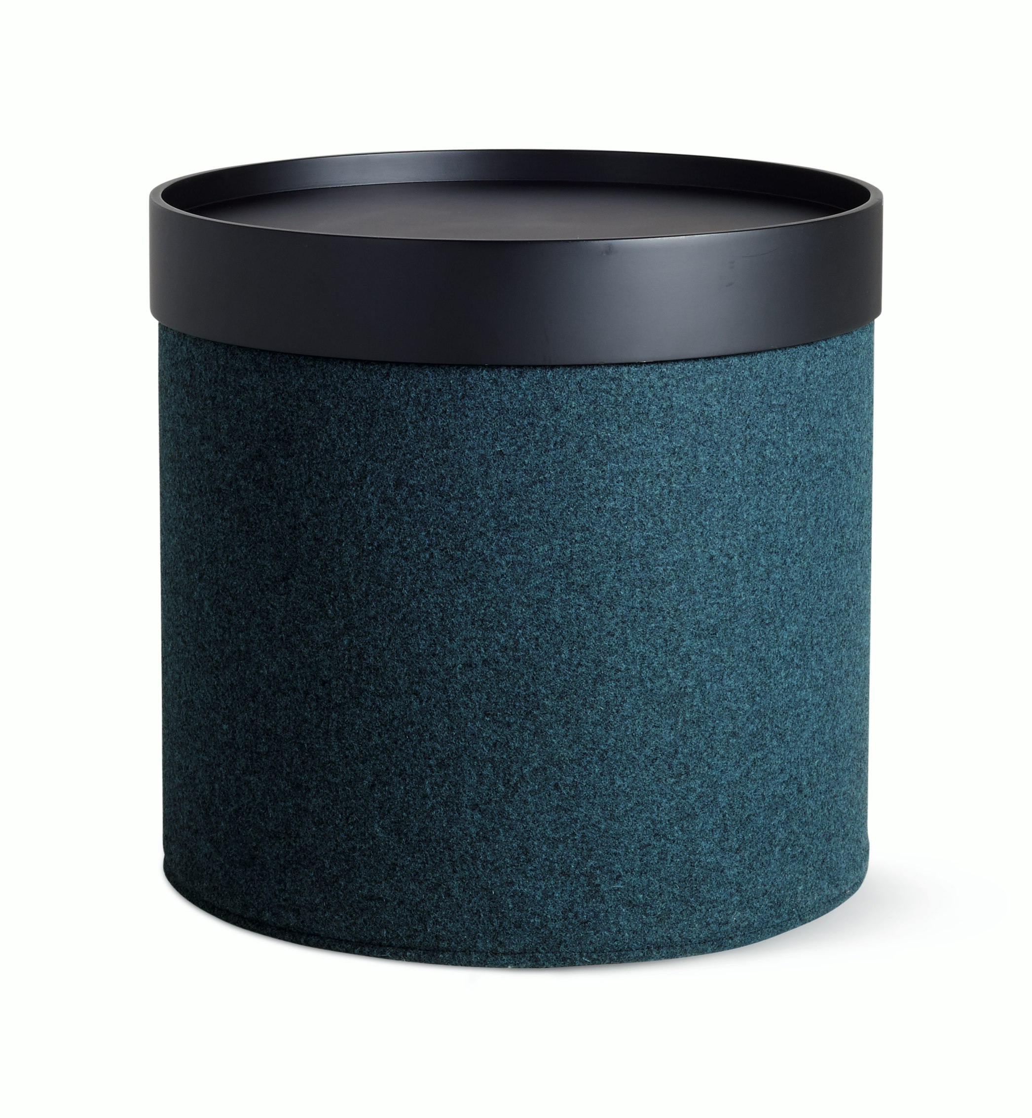 Drum Pouf Tray, High