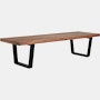 Nelson Platform Bench Walnut