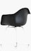 Eames Upholstered Fiberglass 4-Leg Armchair
