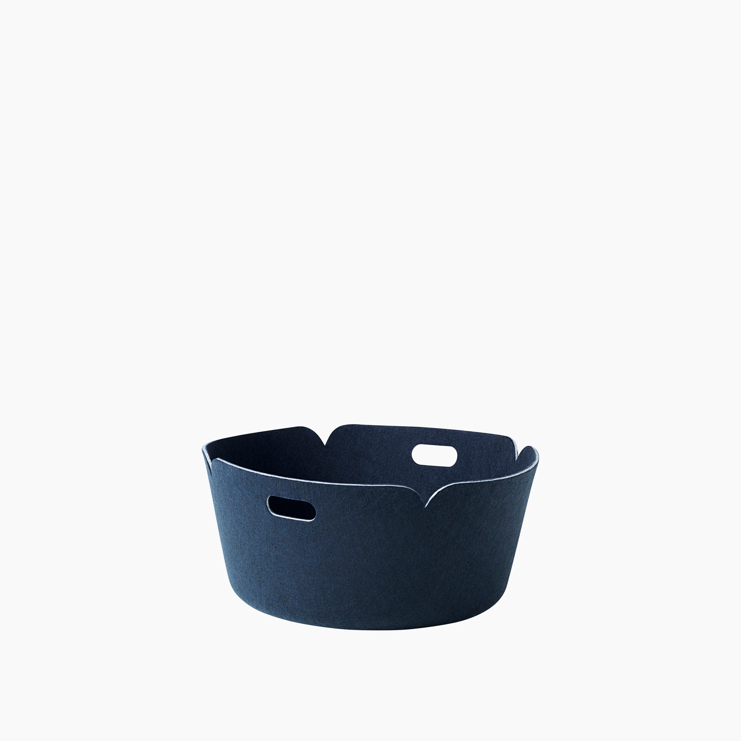 Restore round basket midnight blue