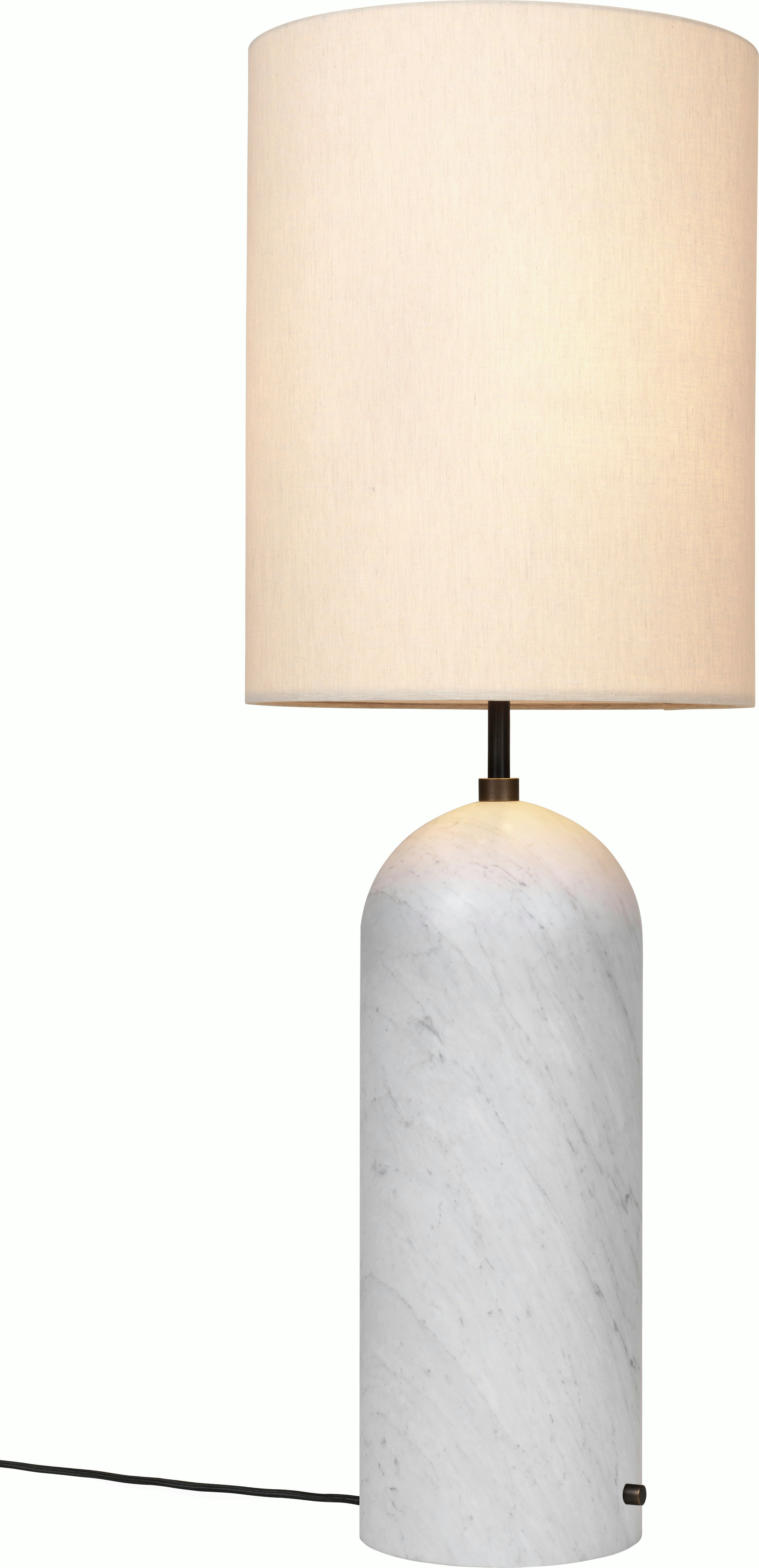 Gravity XL Floor Lamp in White Marble