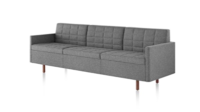 A grey Tuxedo Classic Lounge Sofa by Geiger
