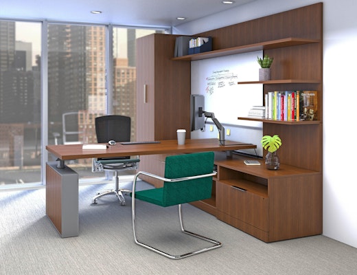 Anchor, Islands Shared Private Office Private Office Reff Profiles Anchor Islands Collection by Knoll Quoin Mobile Cart Ollo