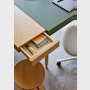 New Canaan Leatherwrap Sit-to-Stand Desk