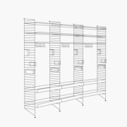 Chef/Stemware/Sommelier - 3 Bays - 32" Wide Shelves
