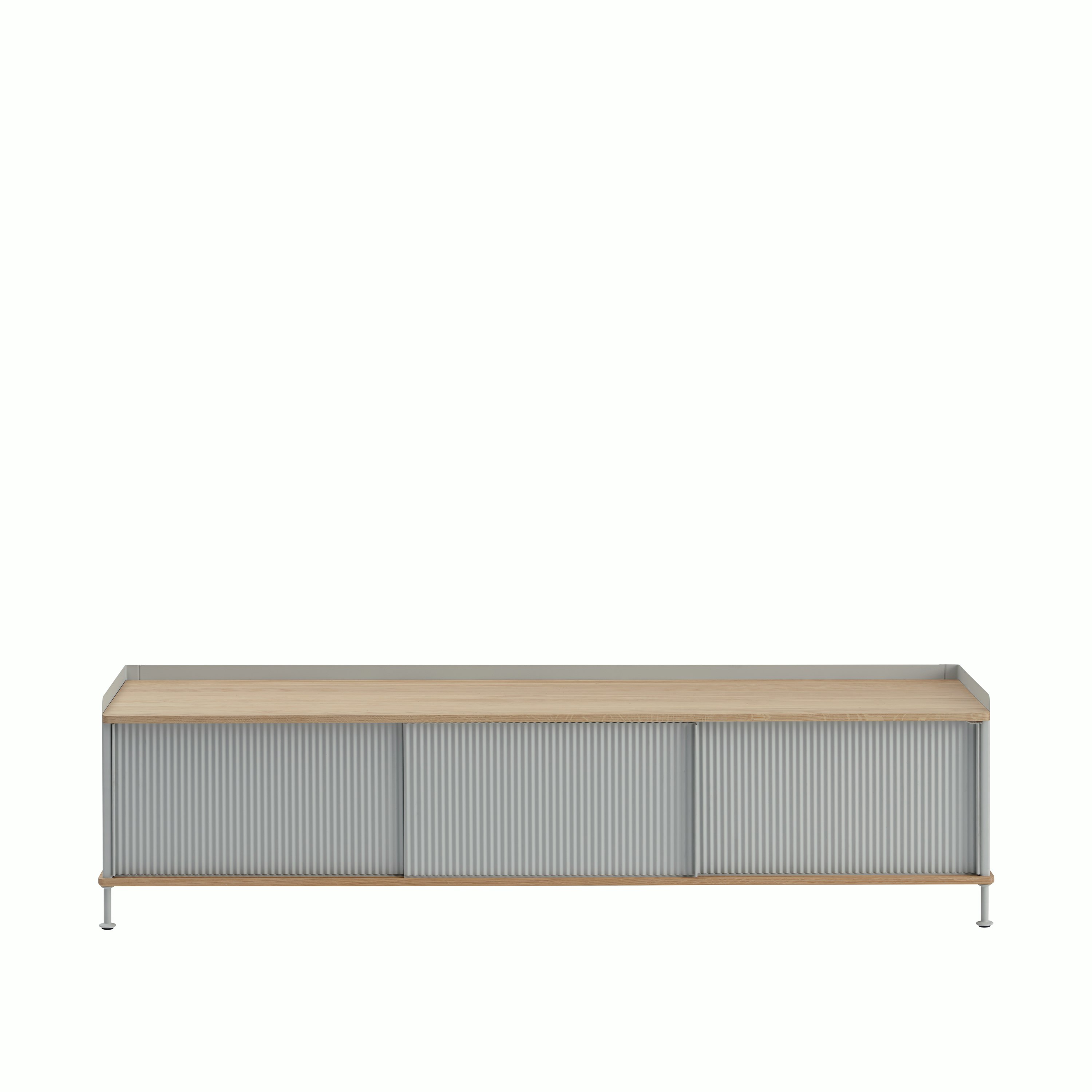 Enfold sideboard 186x45 h48 oak grey front