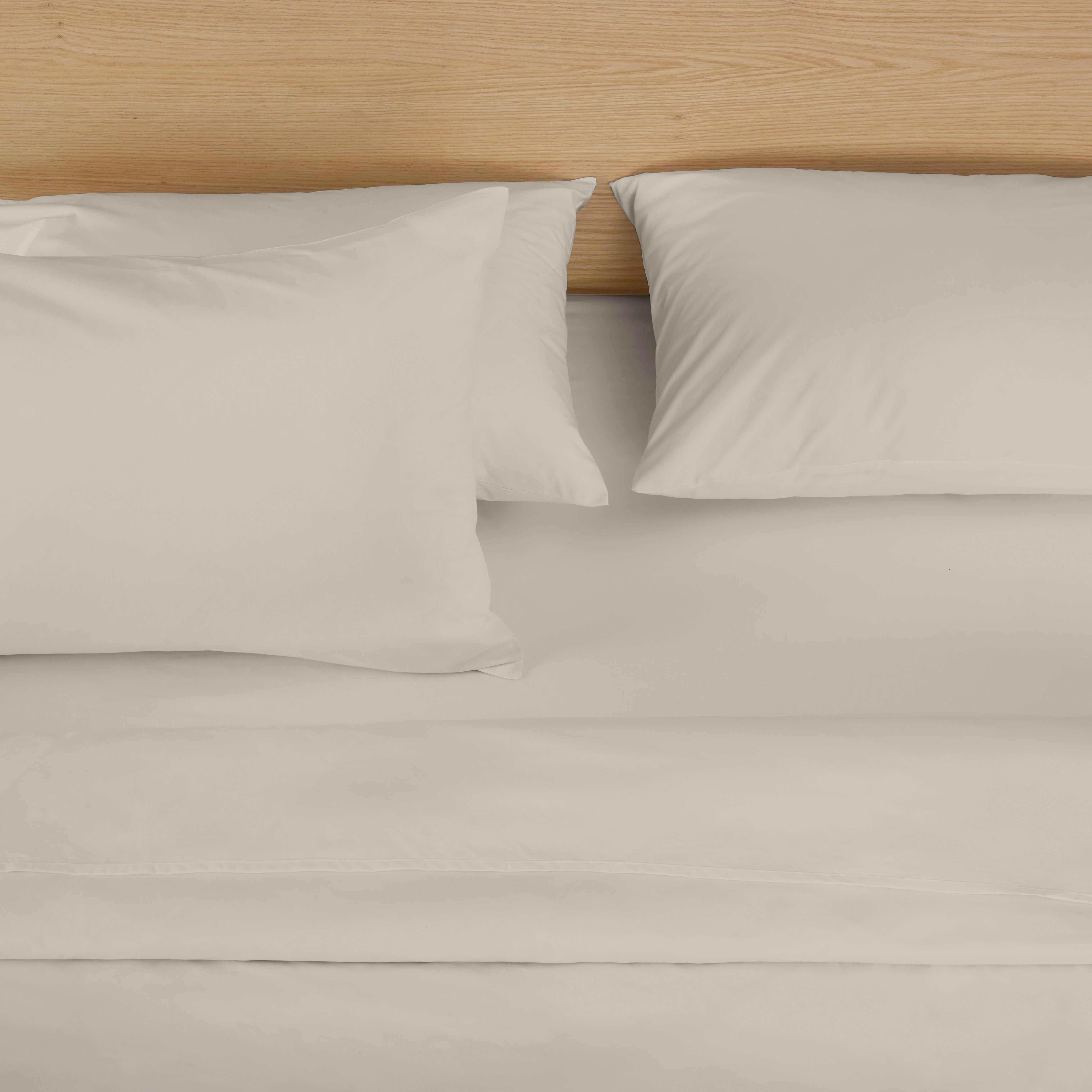 Design Within Reach Sheet Set - Percale,  Queen,  light-grey