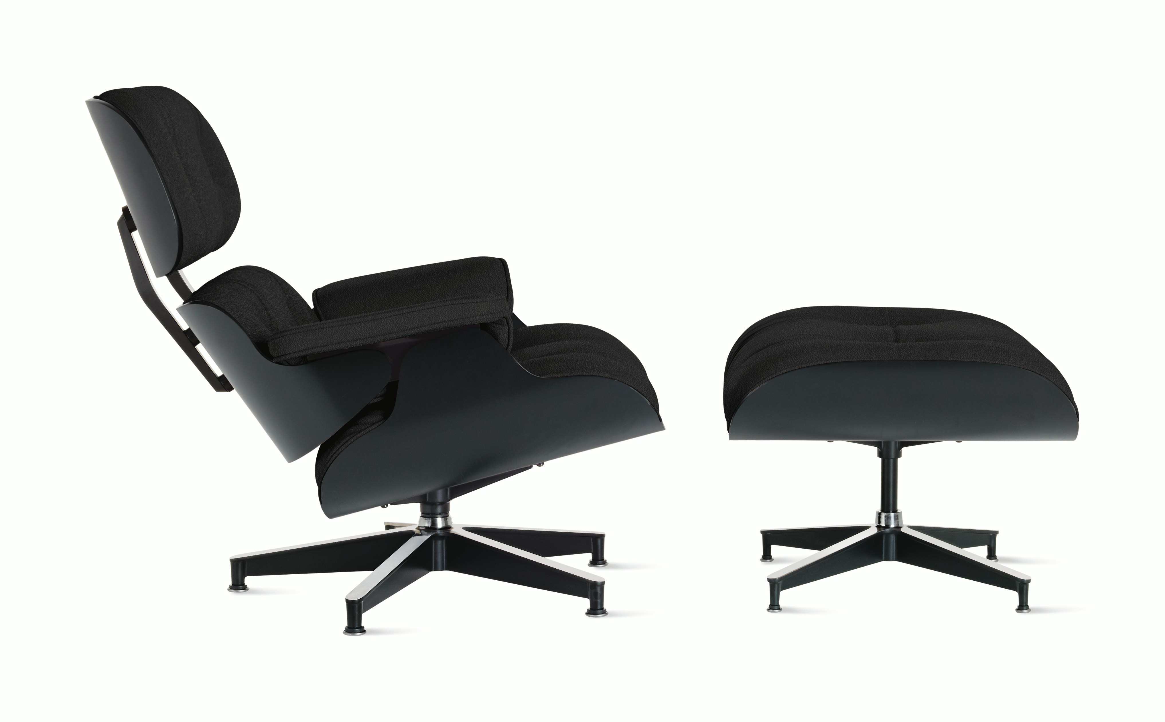 Eames Lounge and Ottoman in Prone and Stow leathers