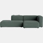Mags One-Arm Sectional - Right, Pecora, Green