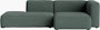Mags One-Arm Sectional - Right, Pecora, Green