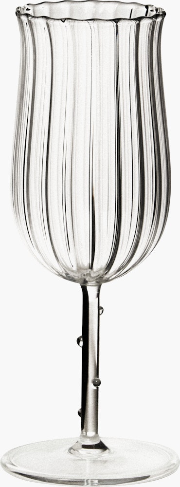 Tulip Wine Glass Set of 4 - Glass,  Clear