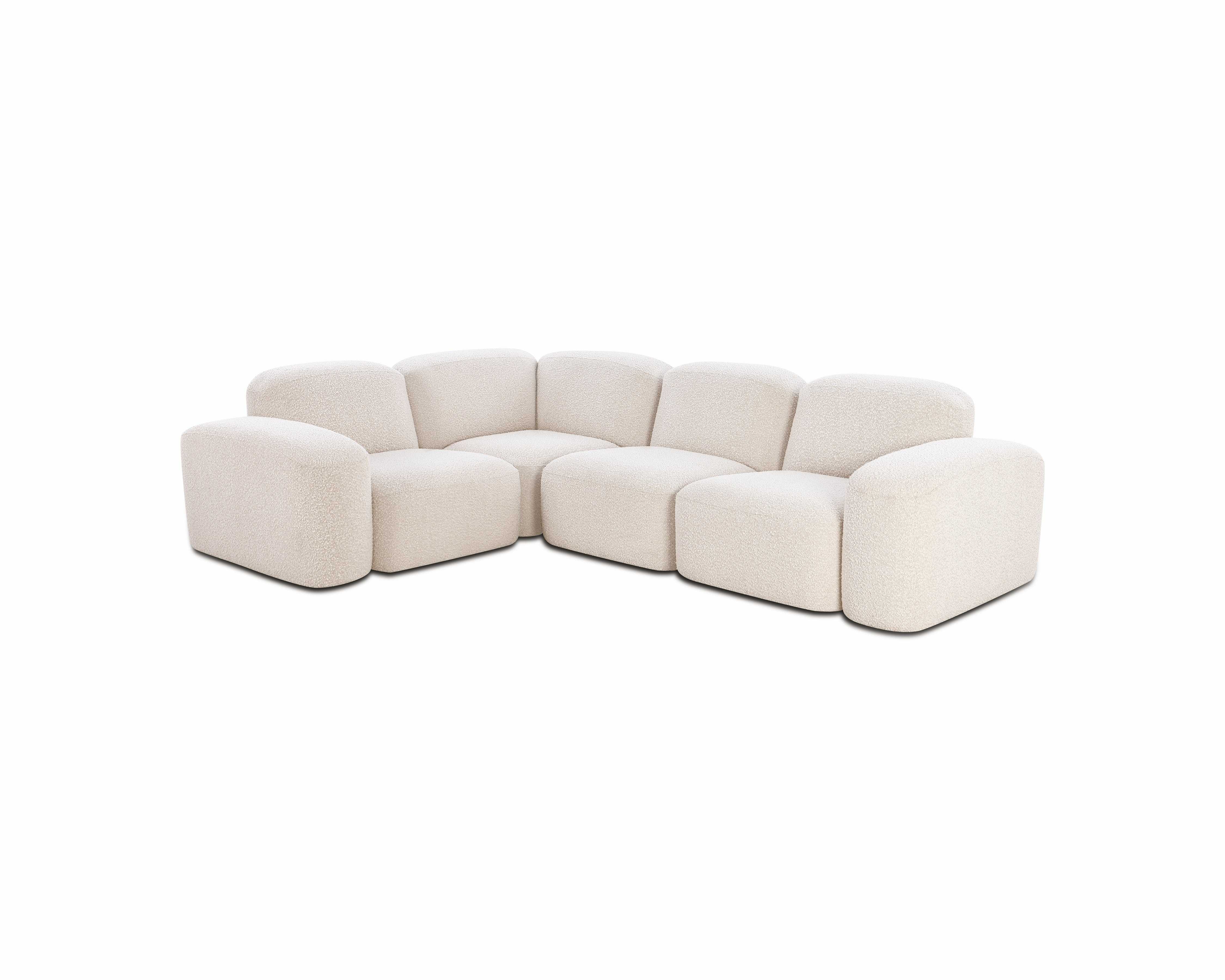 Muse Four Seat Corner Sectional