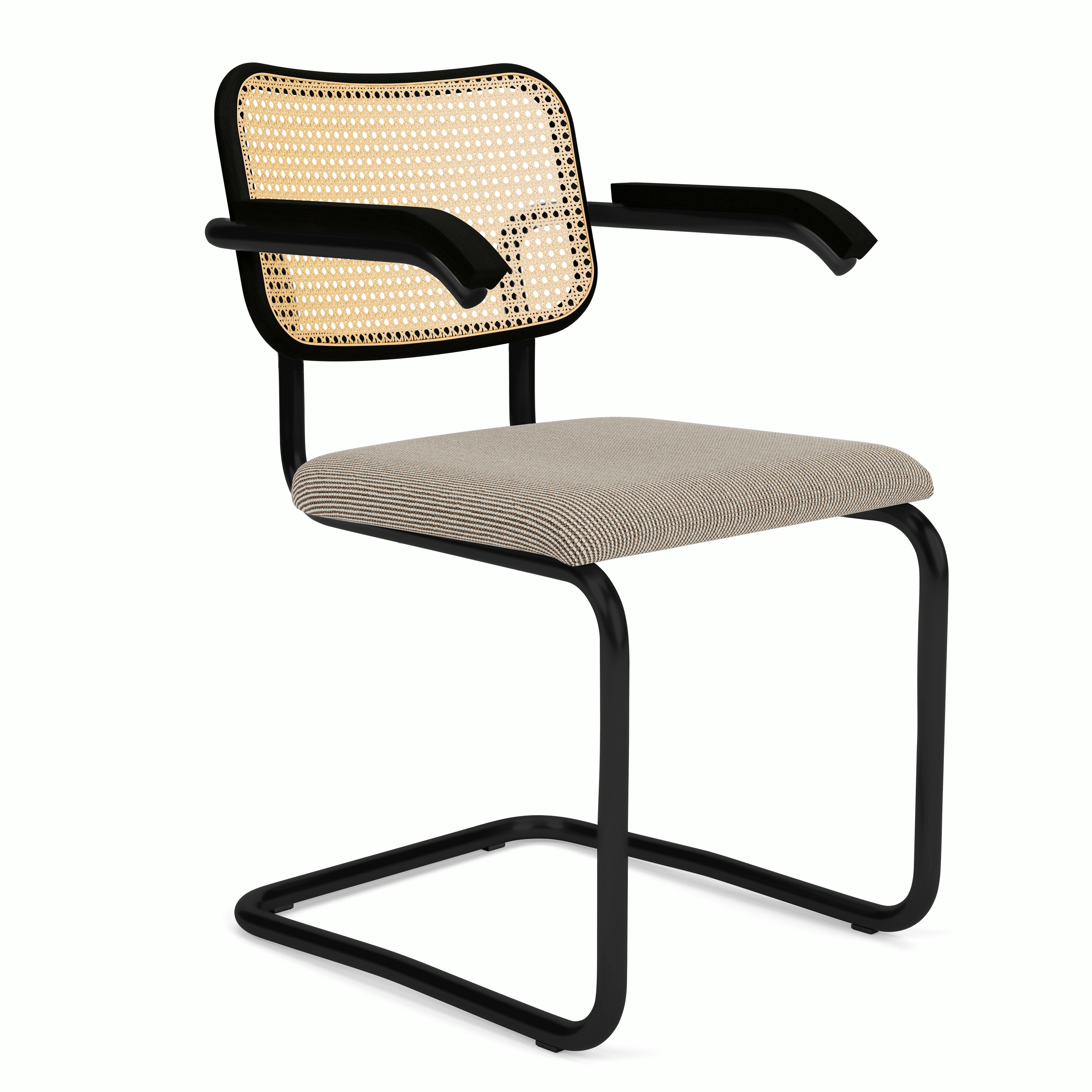 Cesca Upholstered Seat Armchair