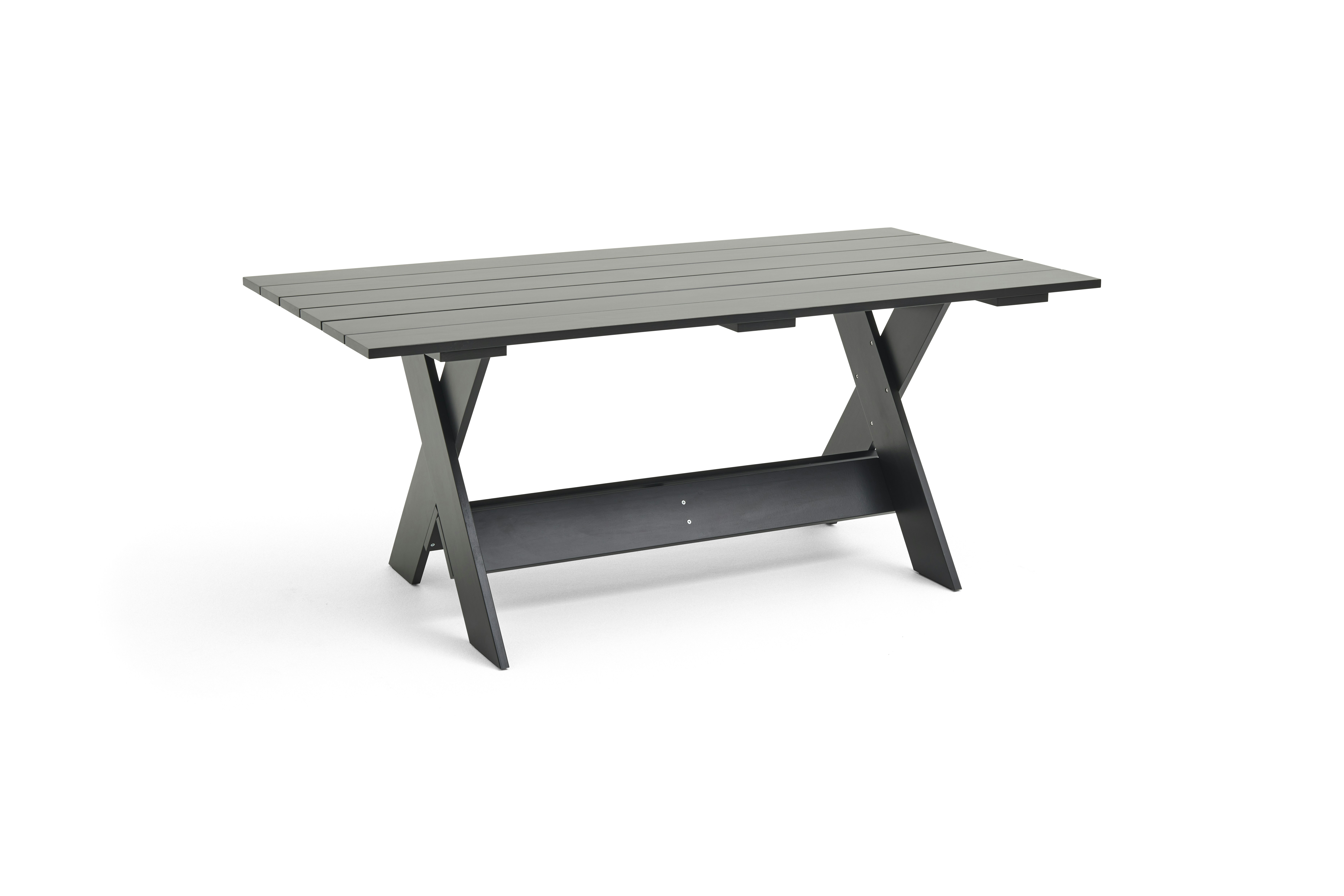 Crate Dining Table - 70.75", Black"