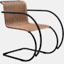 MR Armchair - Armchair, Rattan, Black