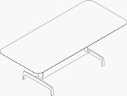 AGL Table 8 95" Wide x 48" Deep