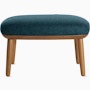 Crosshatch Ottoman Crosshatch Ottoman, Fabric