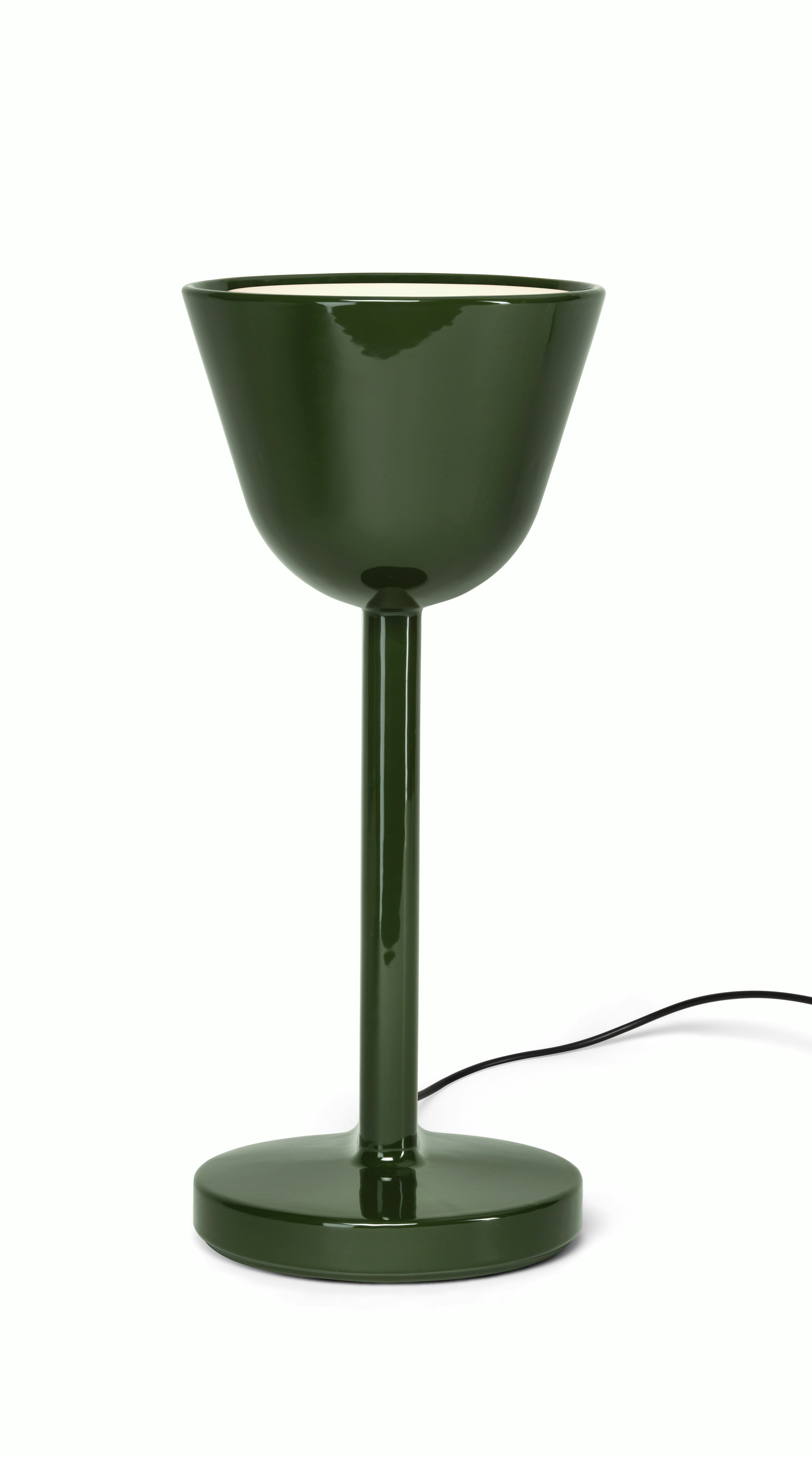 Ceramique Table Lamp - Up, Ceramic, Green