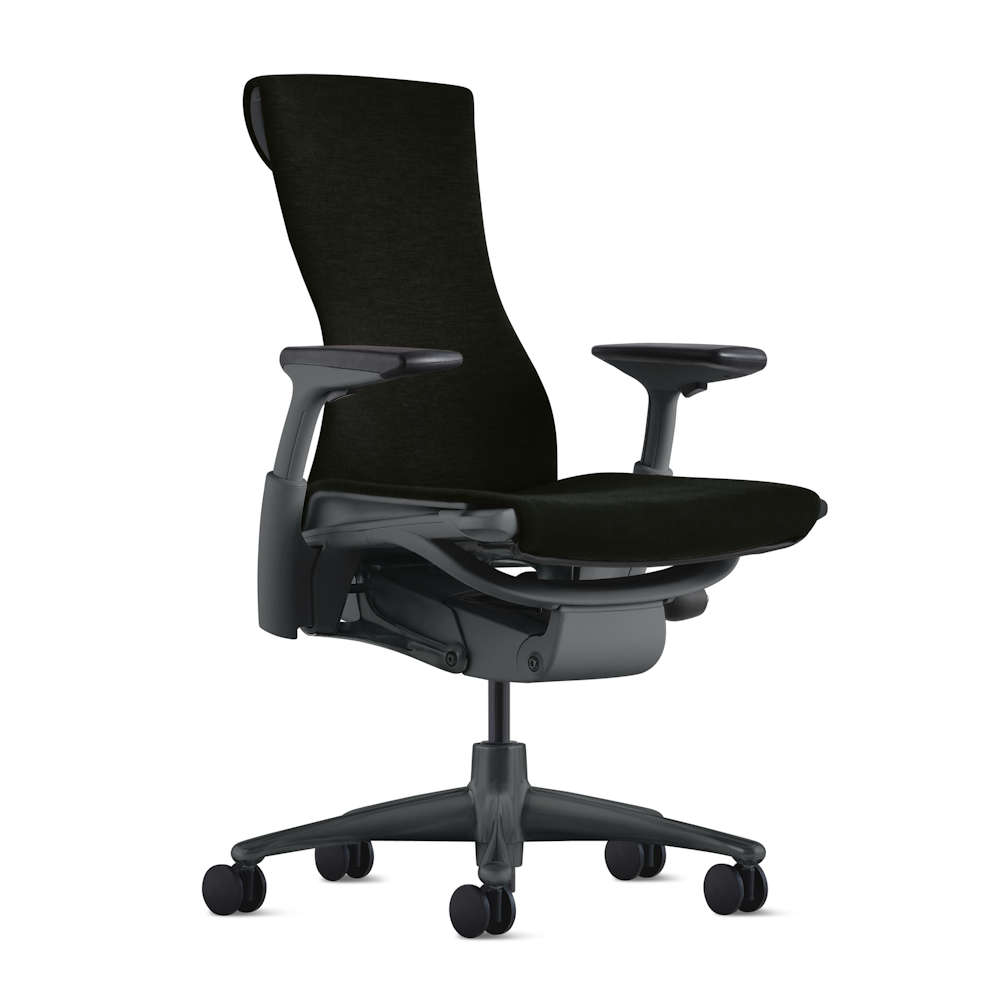  Herman Miller Aeron Ergonomic Chair - Size C, Graphite