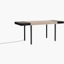 New Canaan Leatherwrap Sit-to-Stand Desk New Canaan Leatherwrap Sit-to-Stand Desk, 2 Drawers