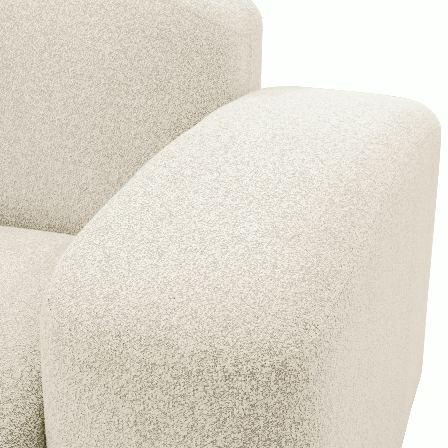 Muse Outdoor One Arm Single Seat - Left Arm Facing, Collaroy Static