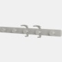 Plank Coat Rack\RACK: Grey\HOOK: Grey