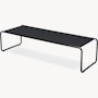 Laccio Table - Large,  Black,  Matte Black