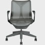 Cosm Task Chair Low Back Fixed Arm