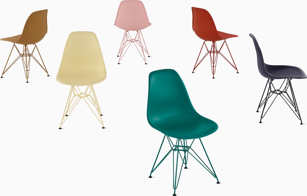Eames Molded Plastic Side Chair, Herman Miller x HAY Eames Molded Plastic Side Chair, Herman Miller x HAY