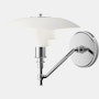 PH 3/2 Wall Lamp in  white opal glass