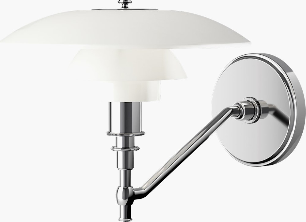 PH 3/2 Wall Lamp in  white opal glass
