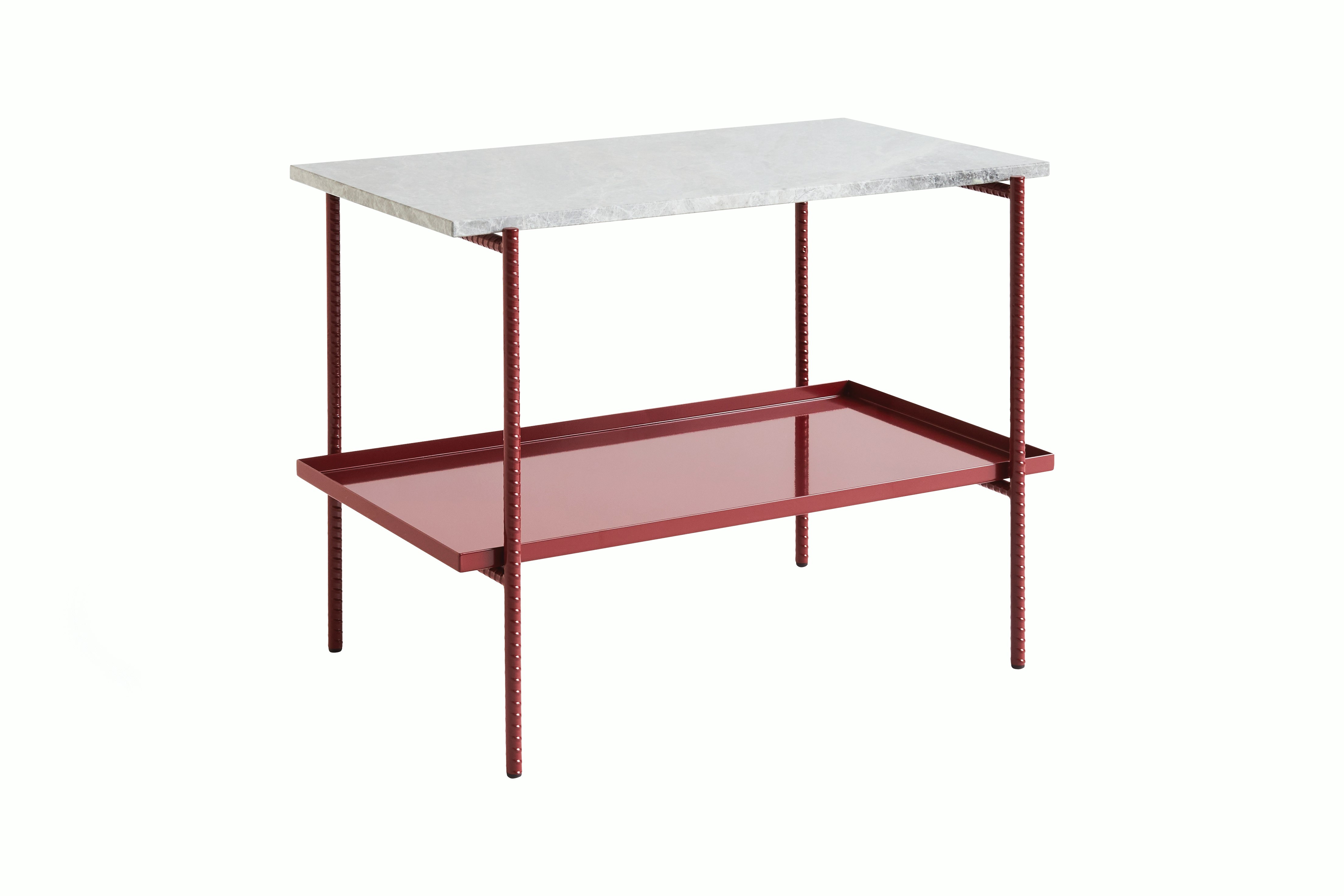 Rebar Side Table Rectangle with Tray
