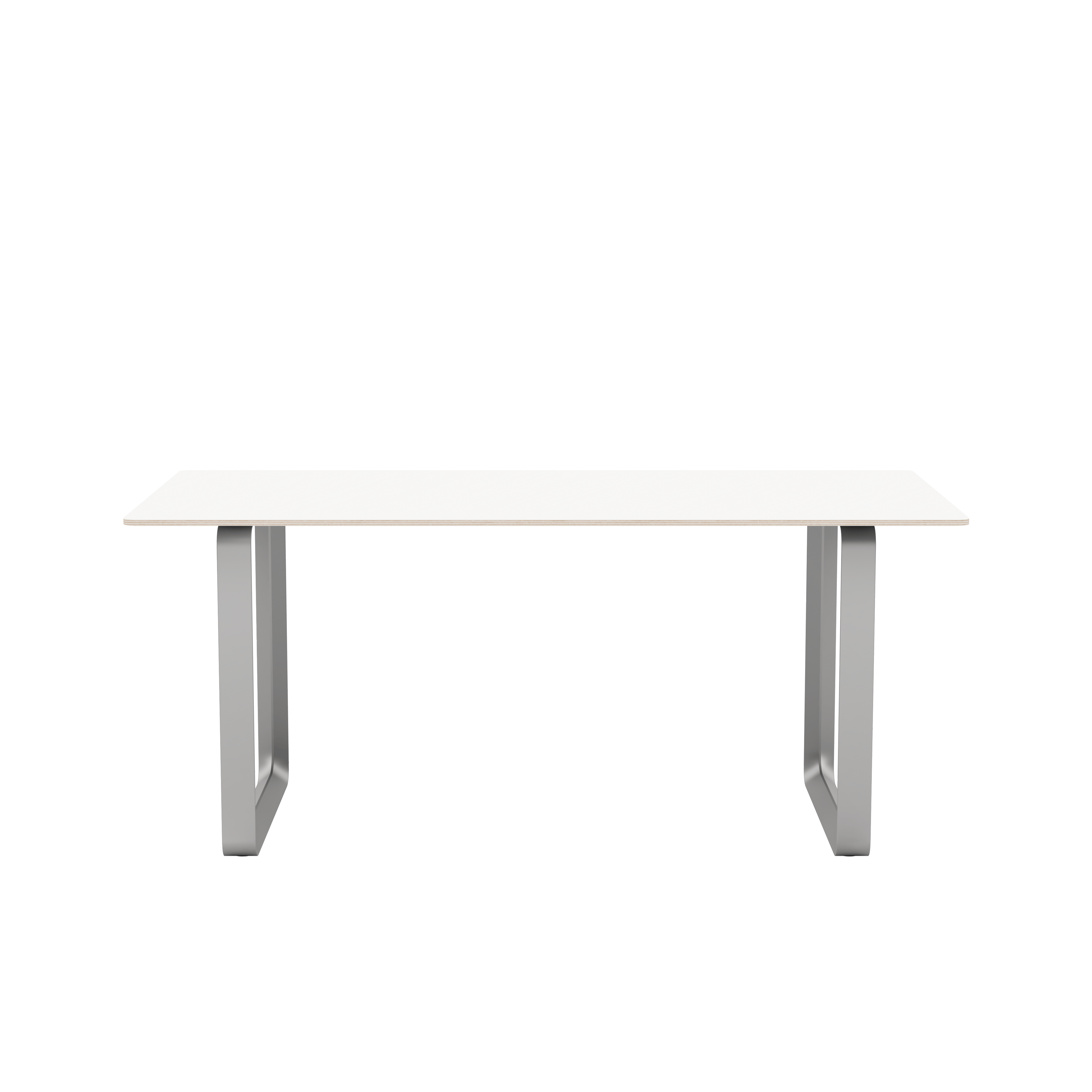 70/70 Table   ,  67W x 33-1/2D x 28-3/4H   ,  Laminate\FRAME: Grey\TOP: White