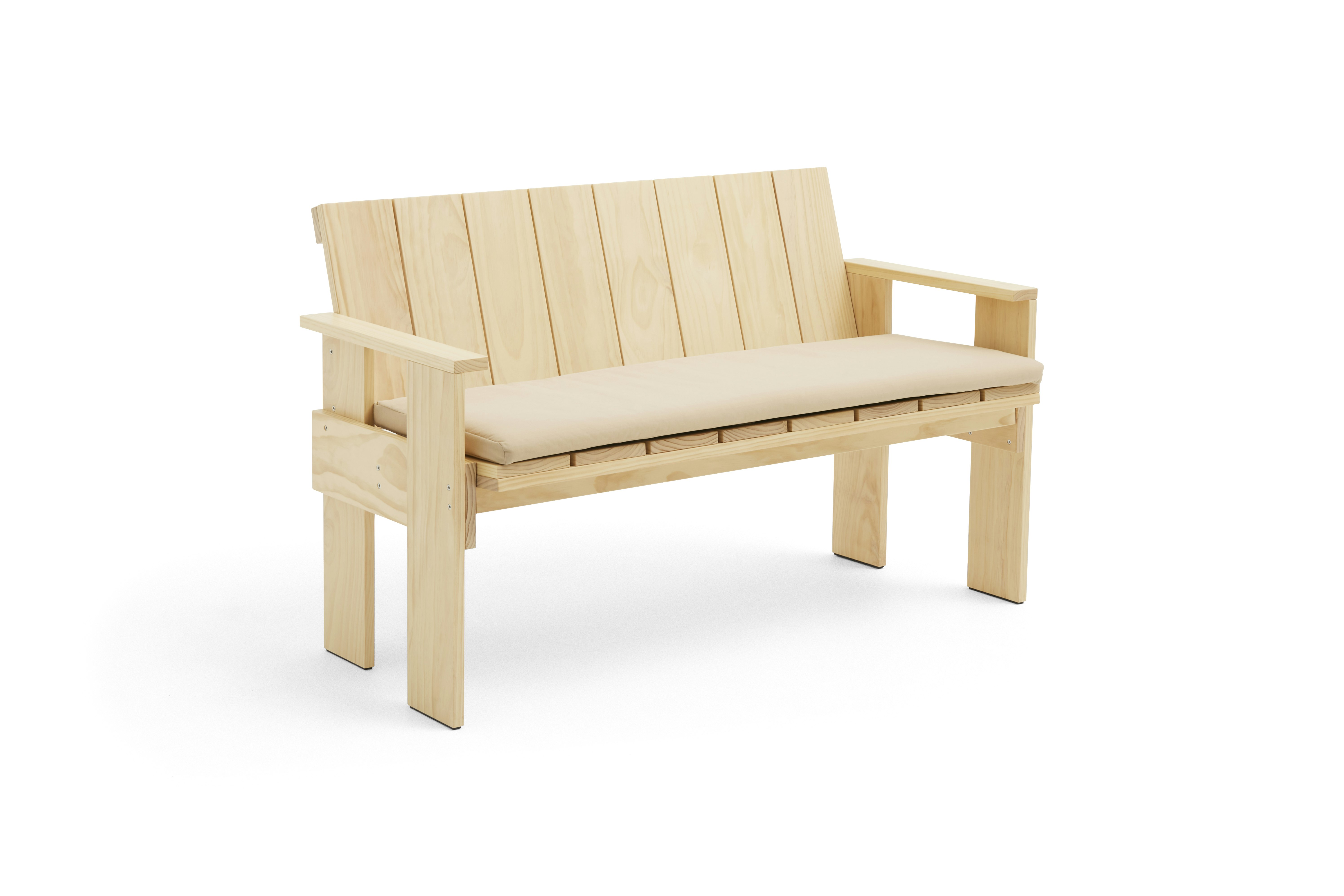 Crate Dining Bench Seat Cushion - Cream