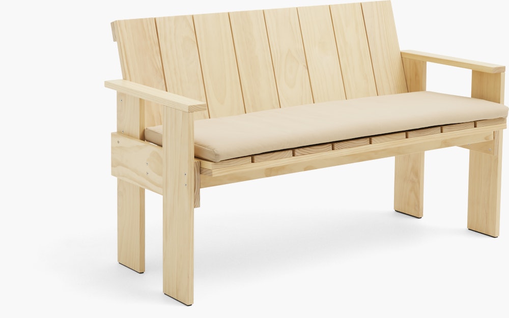Crate Dining Bench Seat Cushion - Cream