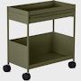 OE1 Trolley Single with Top Drawer with Bottom Shelf