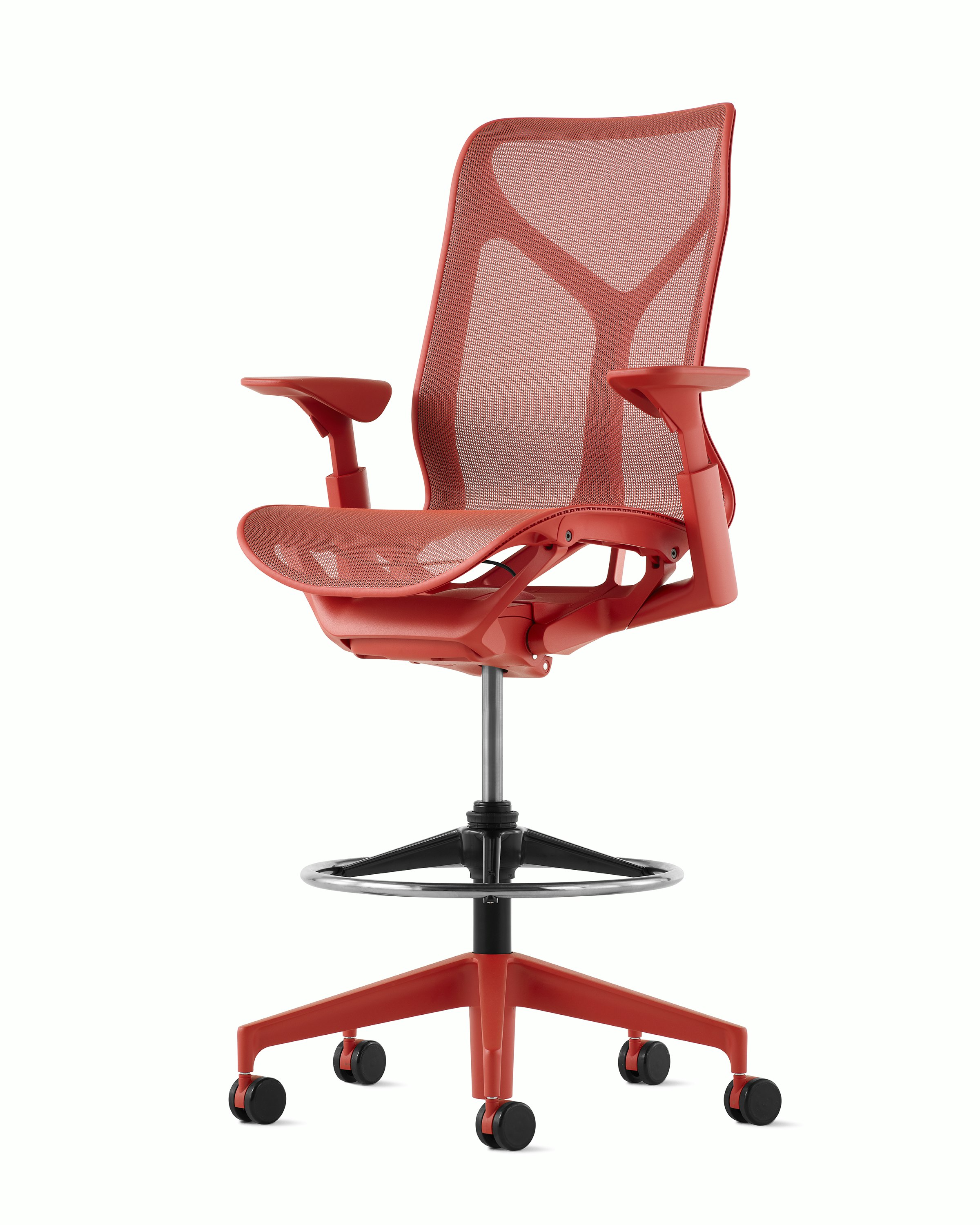 A canyon Cosm Stool with height adjustable arms.