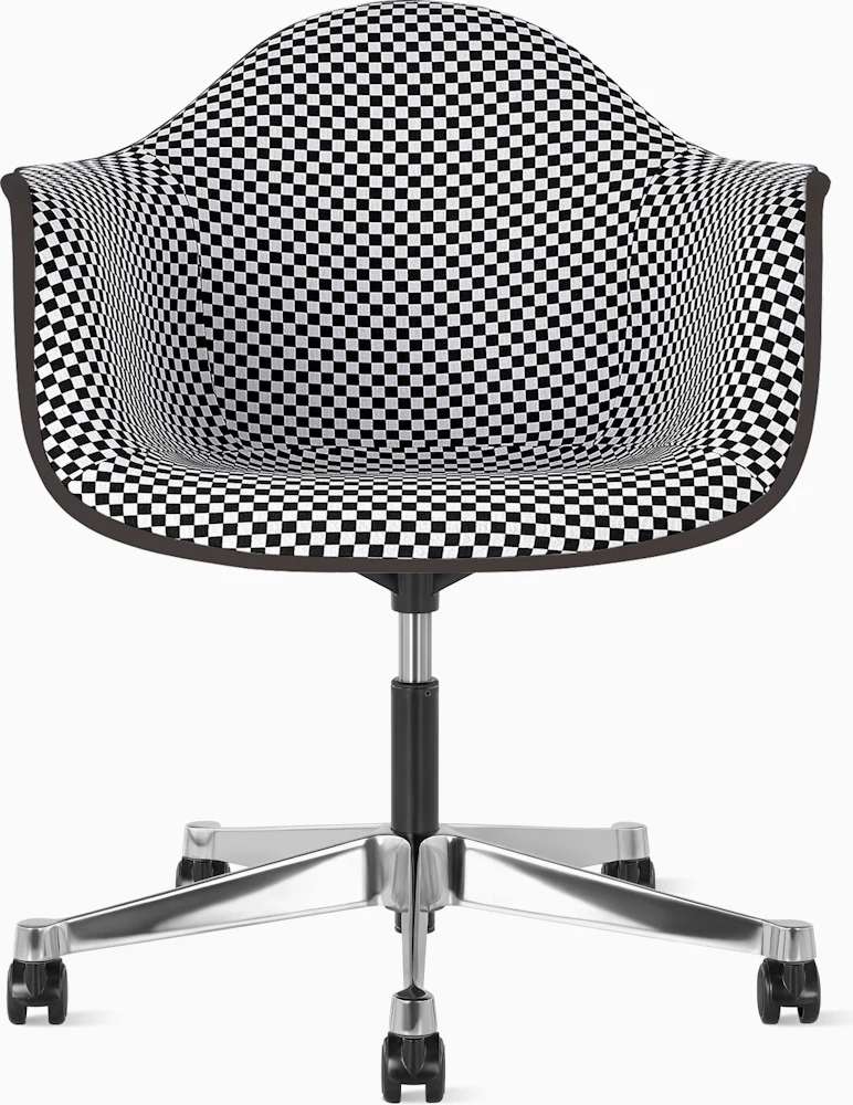 Eames Upholstered Molded Plastic Task Armchair - Herman Miller by Herman Miller
