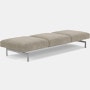 Avio Bench - Three Seater, Diva, Platinum, Silver